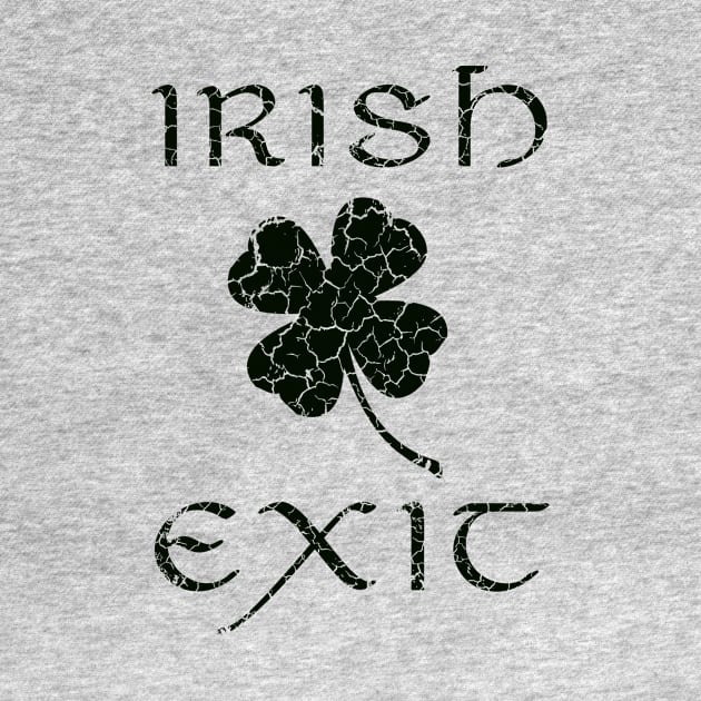 Irish Exit Black Clover Design by HighBrowDesigns